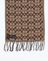 Vintage 00s Coach Wool Scarf