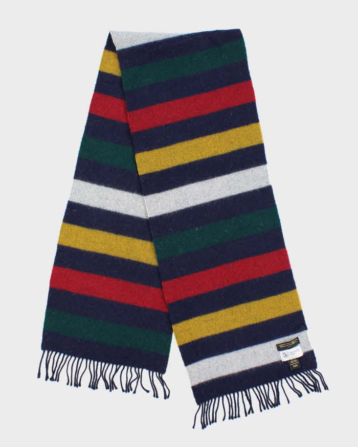 Vintage Hudson's Bay Company x Johnston's Of Elgin Wool Scarf