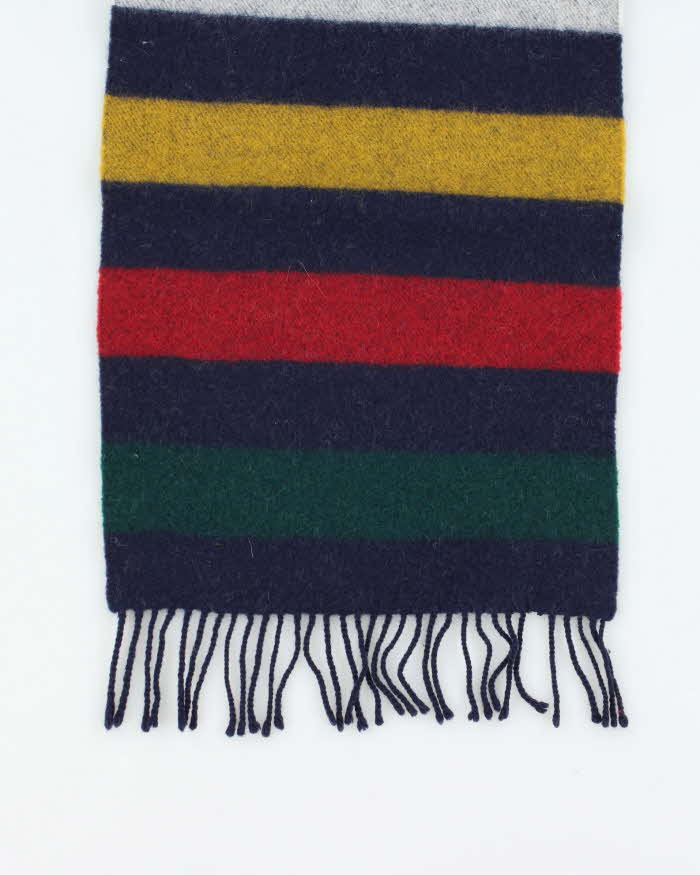 Vintage Hudson's Bay Company x Johnston's Of Elgin Wool Scarf
