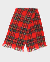 Vintage Glentana Mohair &amp; Wool Tartan Large Scarf