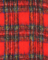 Vintage Glentana Mohair &amp; Wool Tartan Large Scarf