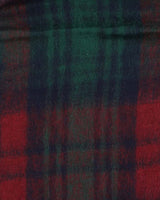 Vintage Glentana Mohair &amp; Wool Check Large Scarf