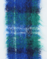 Vintage Glentana Mohair &amp; Wool Check Scarf