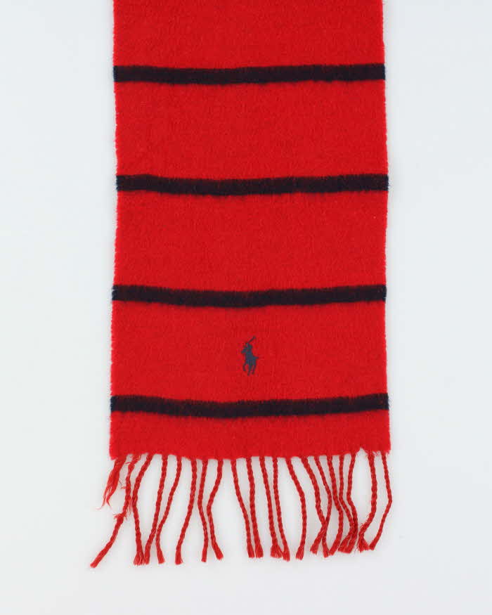 Vintage Ralph Lauren Stripe Wool Scarf