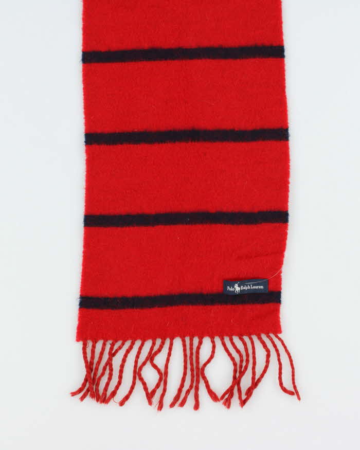 Vintage Ralph Lauren Stripe Wool Scarf
