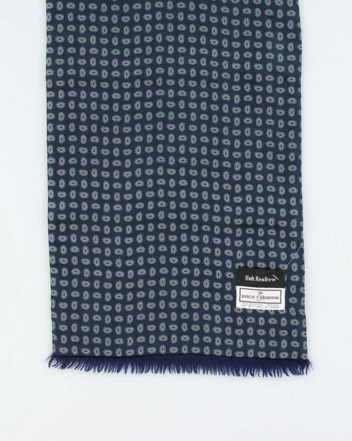 Vintage Paco Rabbane Silk &amp; Wool Scarf