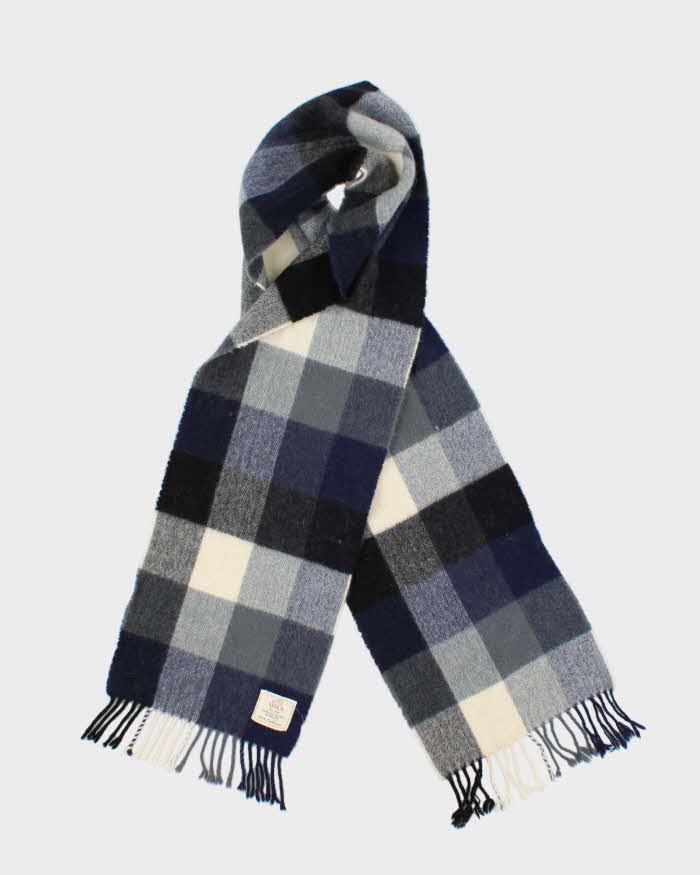 Vintage Avoca Cashmere Check Scarf