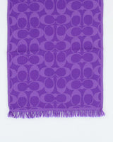 Vintage Y2k 00s Coach Merino Wool Scarf