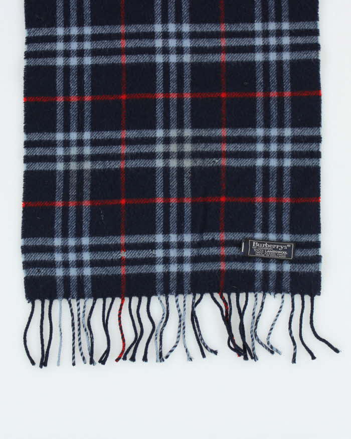 Vintage Burberry Wool Scarf