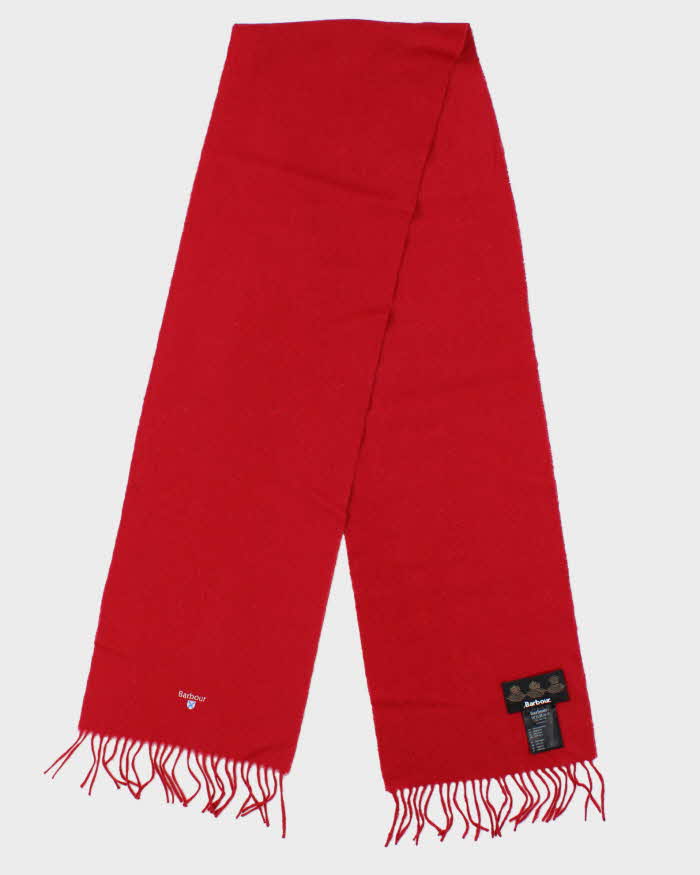 Vintage Barbour Wool Scarf