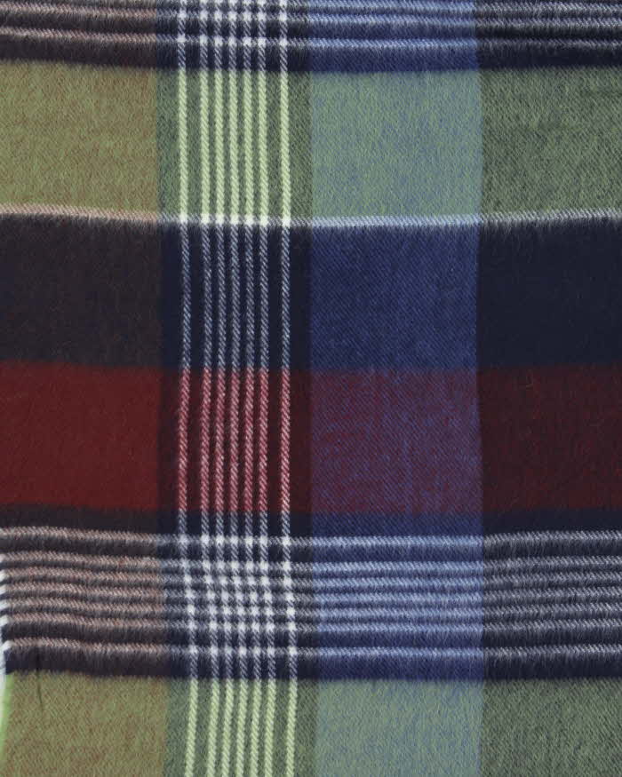 Vintage Checked Cashmere Scarf