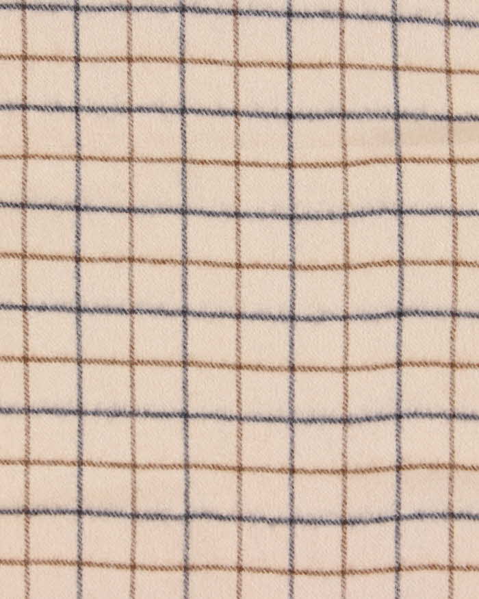 Vintage 1990s Aquascutum Made In England Cashmere Check Scarf