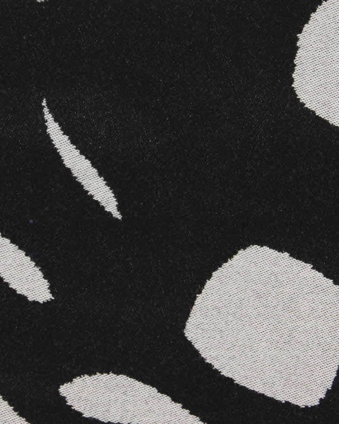 Vintage Y2K 00s Alexander Mcqueen Wool Skull Scarf