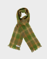 Vintage 1990s Cushendale Made In Ireland Mohair Tartan Scarf