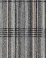 Vintage 1990s London Fog Cashmere Wool Blend Check Fringed Scarf