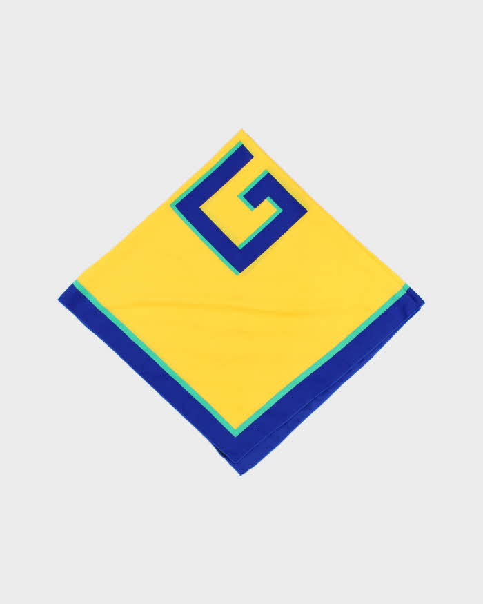 Vintage 1980s Givenchy Insense Crepe Logo Scarf