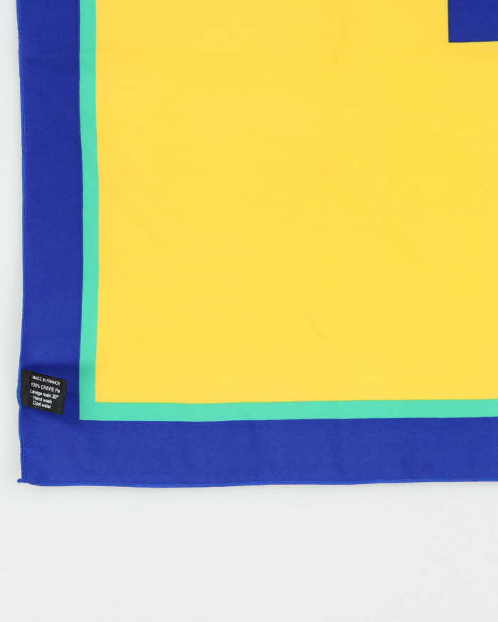 Vintage 1980s Givenchy Insense Crepe Logo Scarf