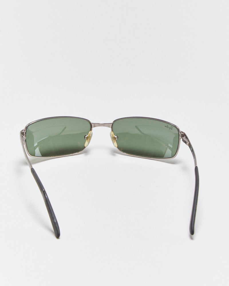 Vintage Ray-Ban Gunmetal Slim Wrap Sunglasses