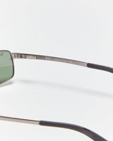 Vintage Ray-Ban Gunmetal Slim Wrap Sunglasses