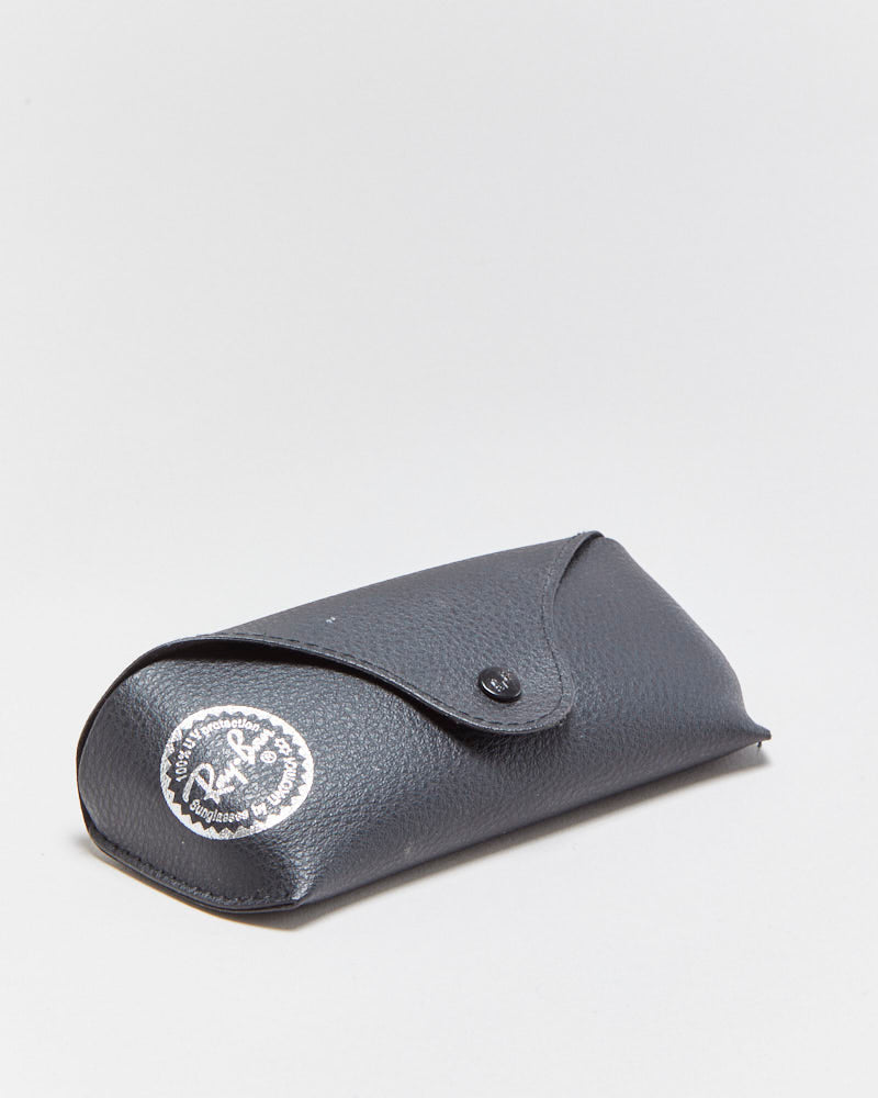 Vintage Ray-Ban Gunmetal Slim Wrap Sunglasses