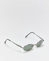 Vintage Ray-Ban Gunmetal Polarised Oval Sunglasses