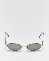 Vintage Ray-Ban Gunmetal Polarised Oval Sunglasses