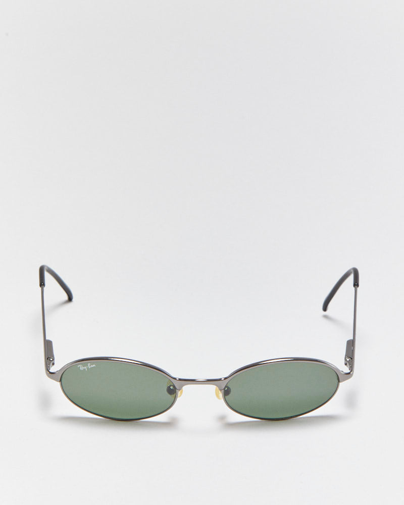 Vintage Ray-Ban Gunmetal Polarised Oval Sunglasses