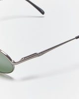 Vintage Ray-Ban Gunmetal Polarised Oval Sunglasses