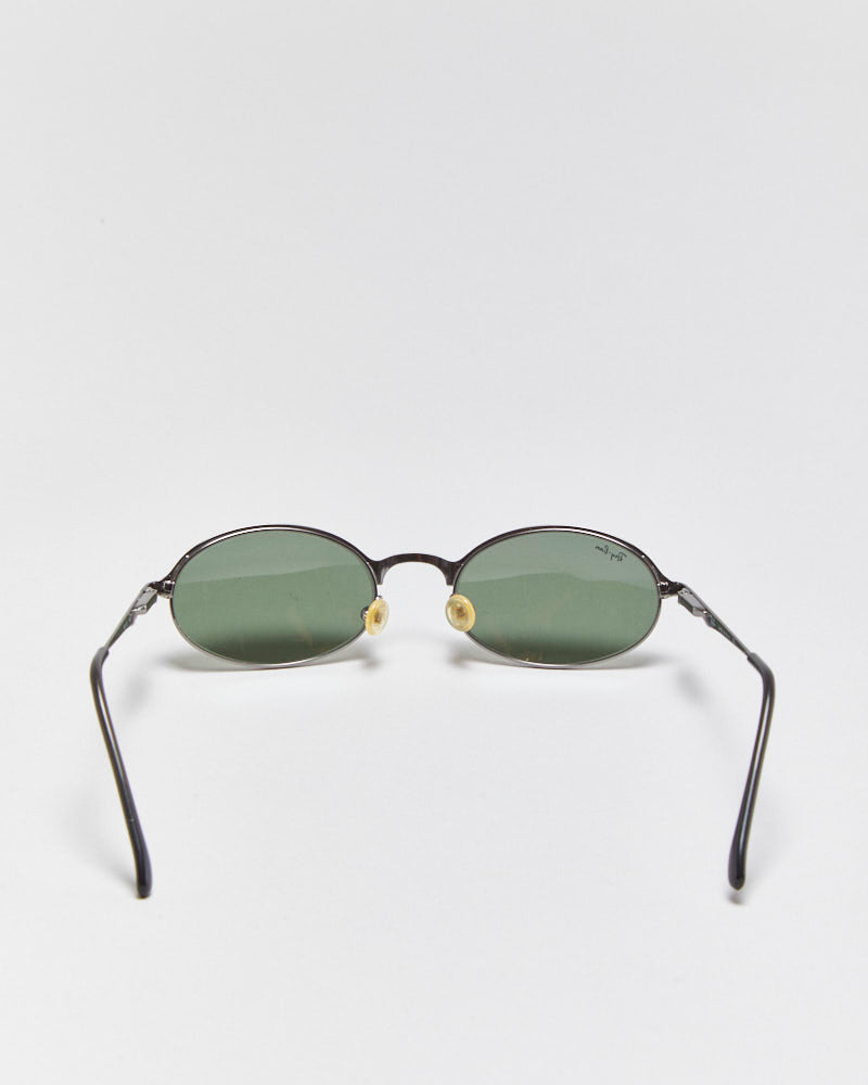 Vintage Ray-Ban Gunmetal Polarised Oval Sunglasses