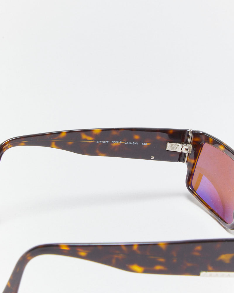 Vintage Y2K 2000s Prada Tortoise Shell Sunglasses