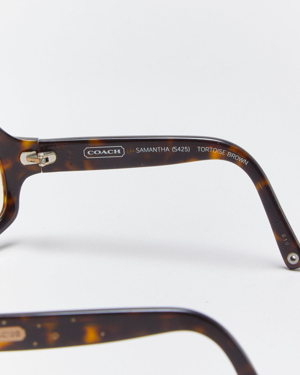 Vintage Y2K 00s Coach 'Samantha' Tortoise Shell Sunglasses