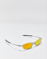 Vintage Oakley 05 11-363 Matte Silver Polarized Sunglasses