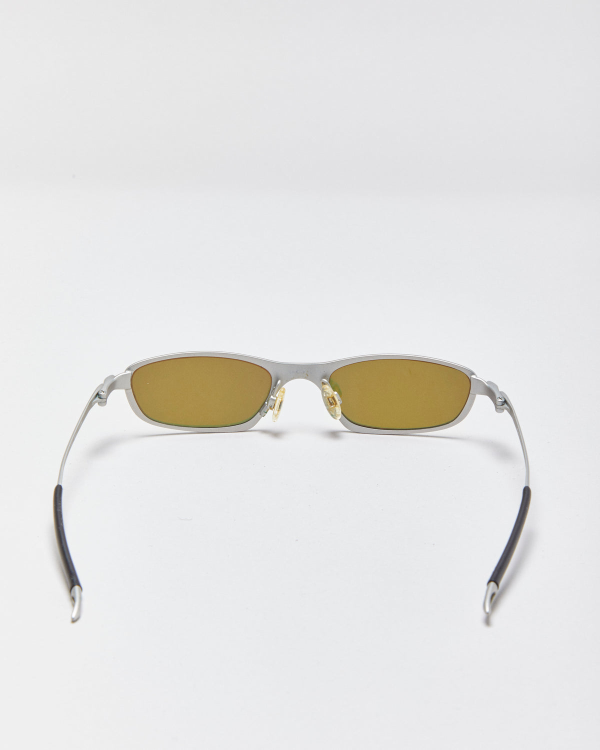 Vintage Oakley 05 11-363 Matte Silver Polarized Sunglasses