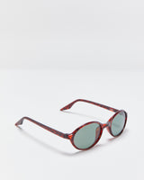 Vintage 1990s Ray Ban Sidestreet Cherry Tortoise Oval Sunglasses
