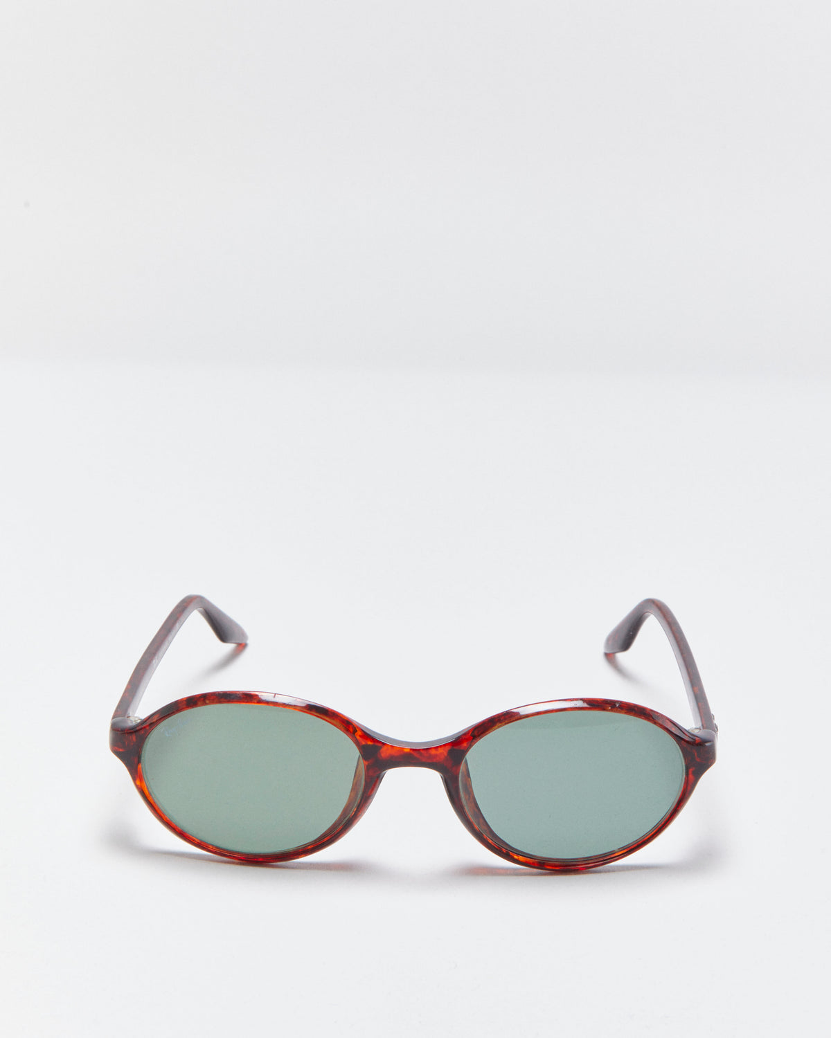 Vintage 1990s Ray Ban Sidestreet Cherry Tortoise Oval Sunglasses