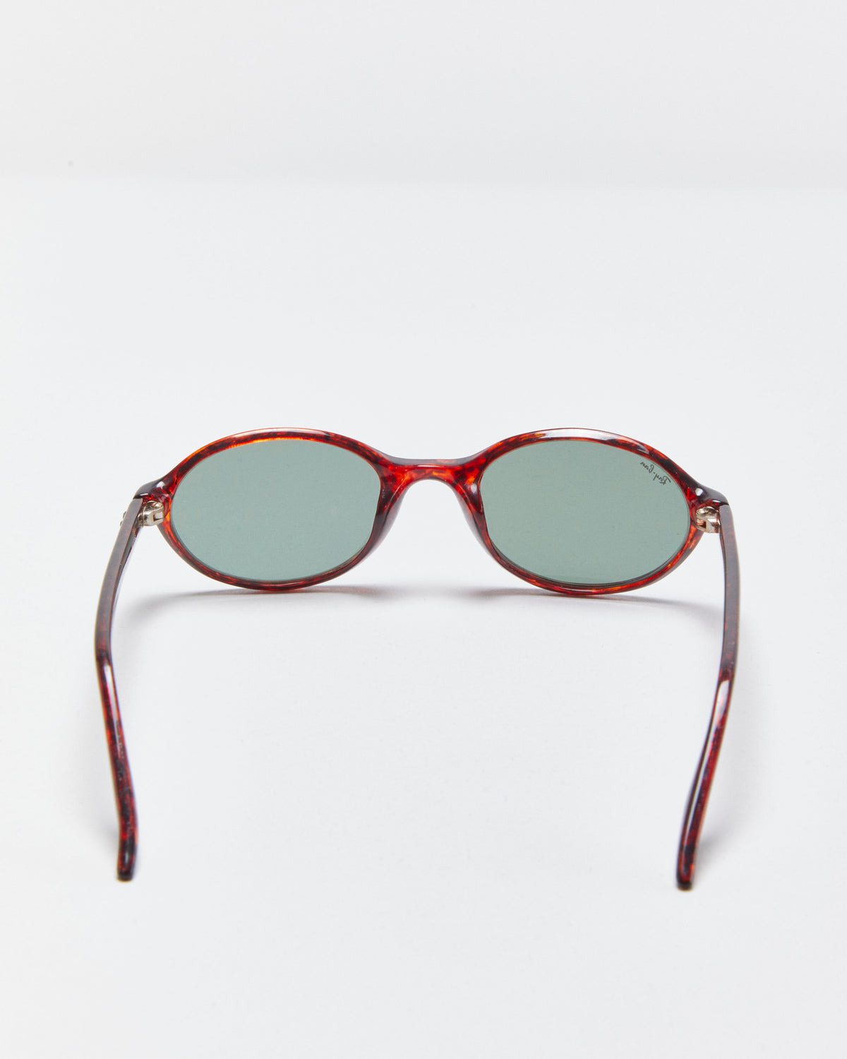 Vintage 1990s Ray Ban Sidestreet Cherry Tortoise Oval Sunglasses