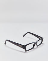Vintage Y2K 00s Gucci Slim Rectangle Glasses Frames