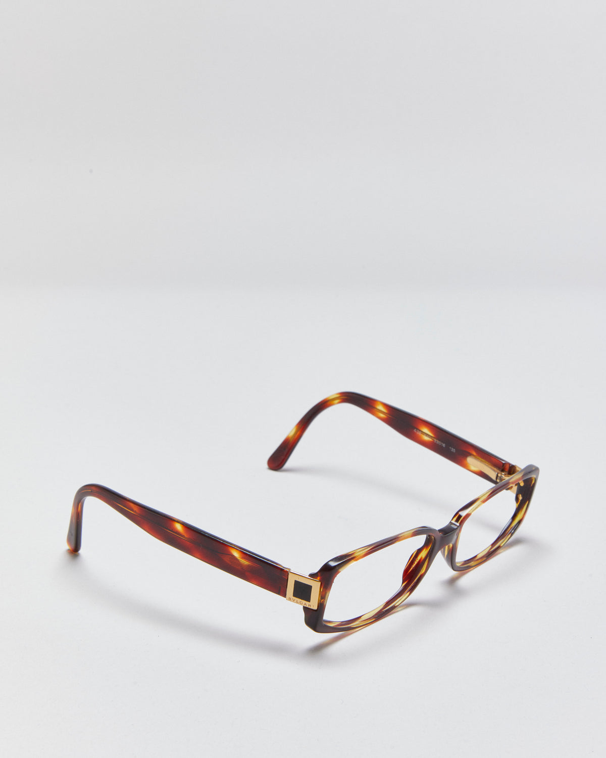 Vintage Y2K 00s Bvlgari Slim Rectangle Glasses Frames