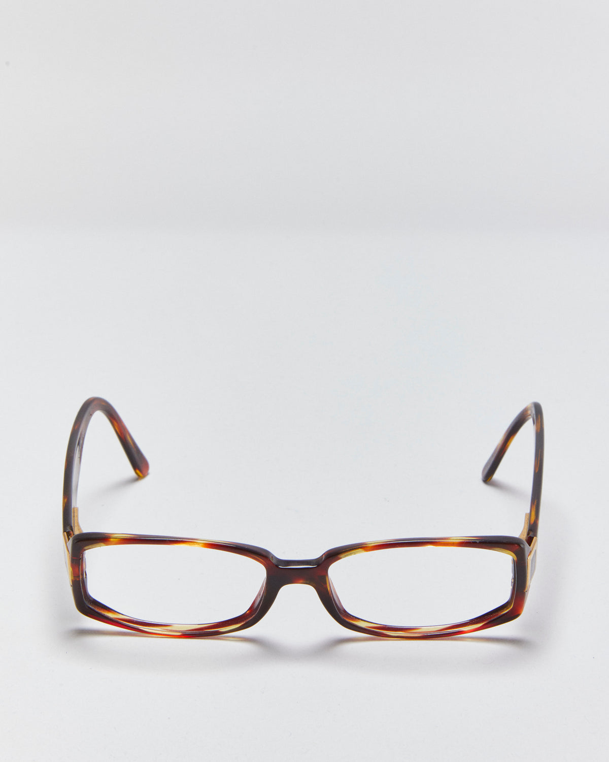Vintage Y2K 00s Bvlgari Slim Rectangle Glasses Frames