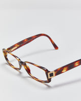 Vintage Y2K 00s Bvlgari Slim Rectangle Glasses Frames