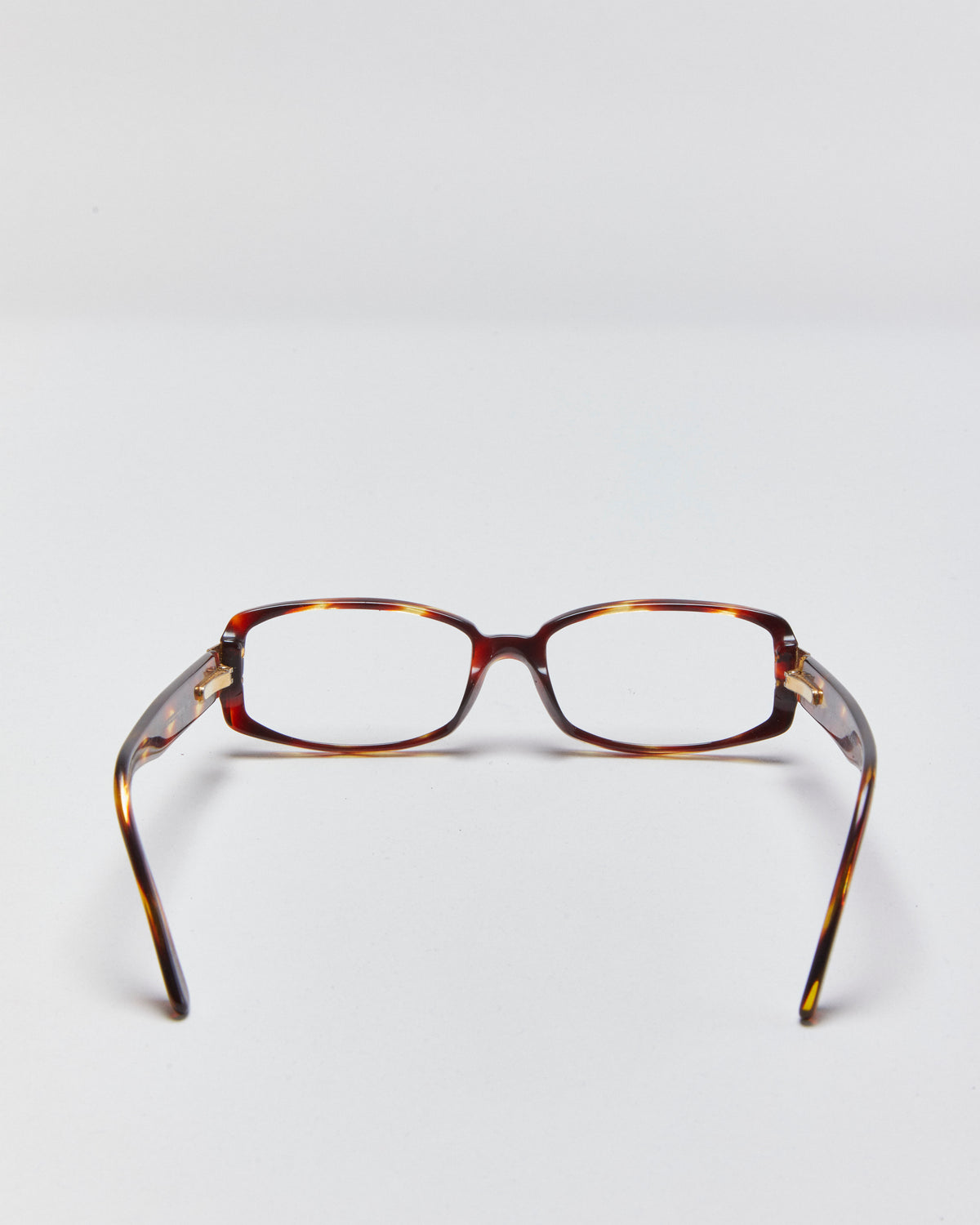 Vintage Y2K 00s Bvlgari Slim Rectangle Glasses Frames