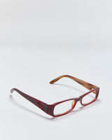 Vintage Y2K 00s Burberry Slim Rectangle Glasses Frames