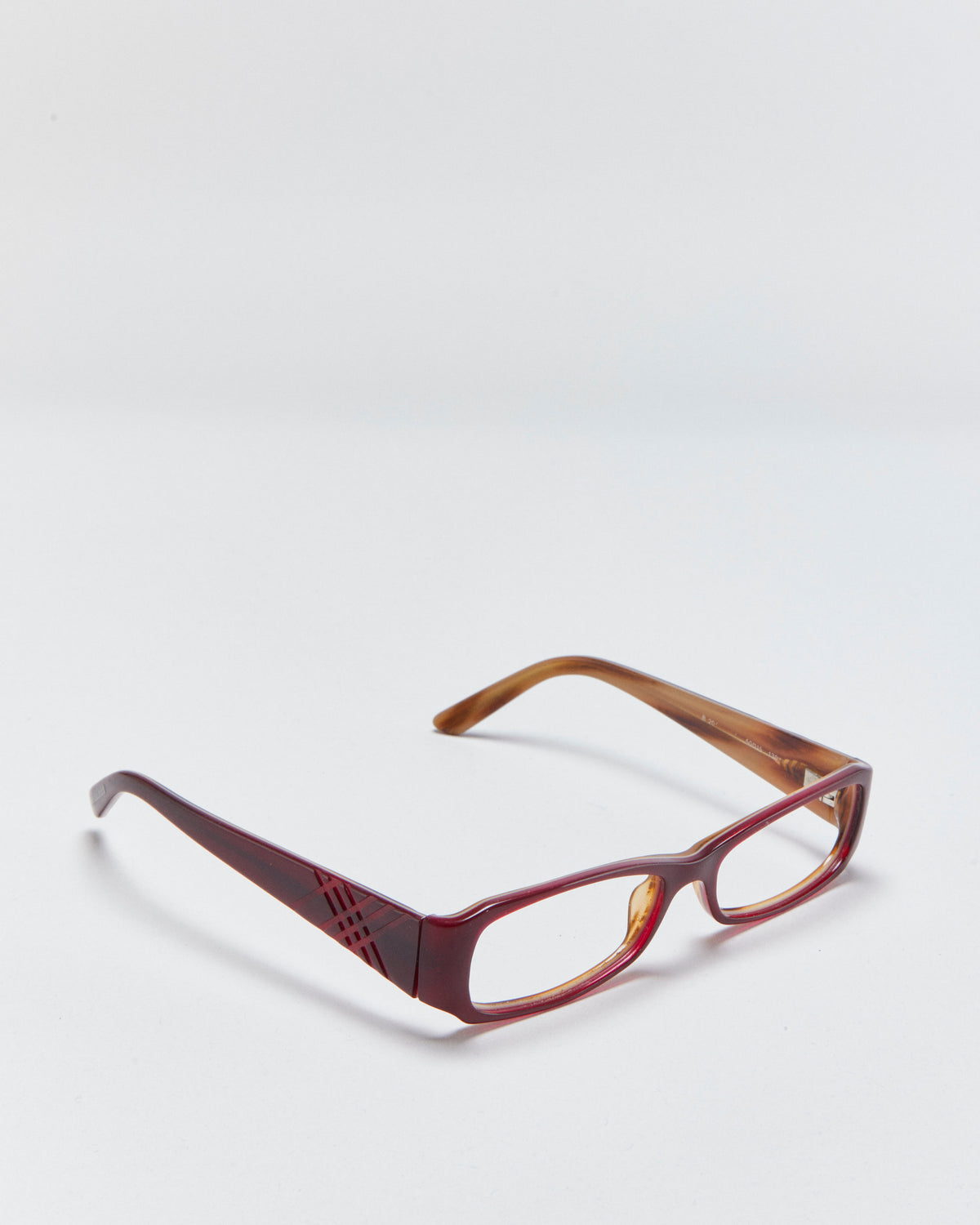 Vintage Y2K 00s Burberry Slim Rectangle Glasses Frames