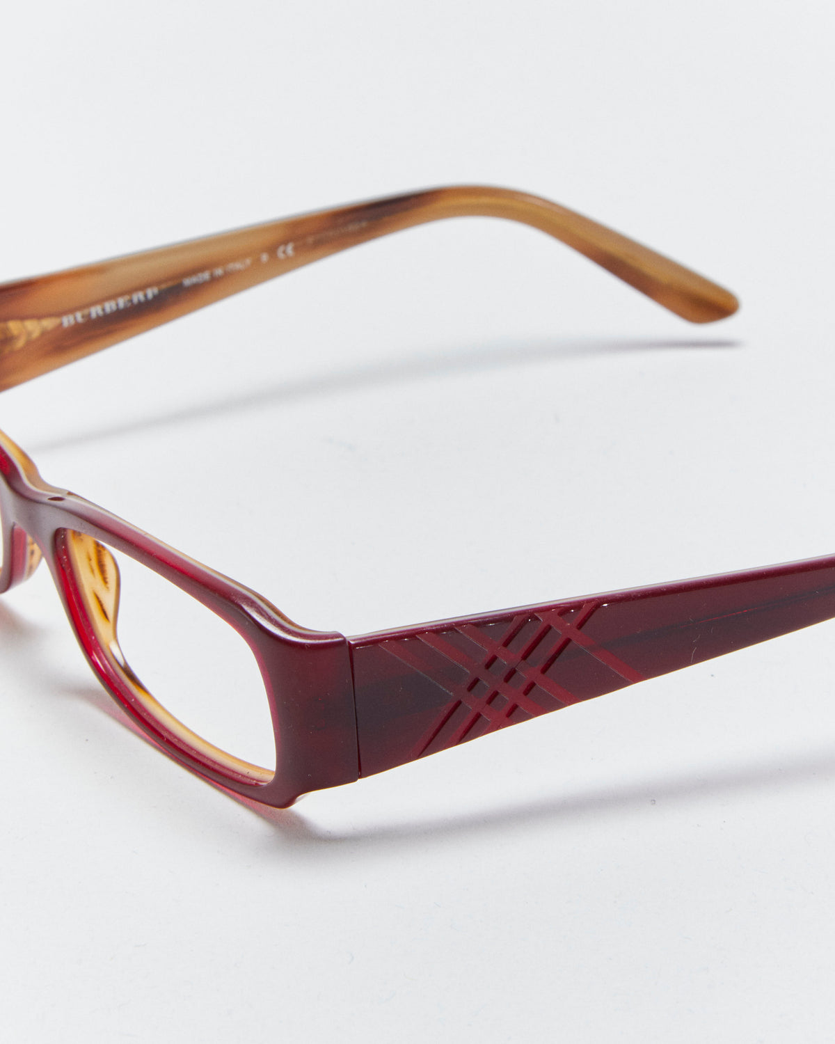 Vintage Y2K 00s Burberry Slim Rectangle Glasses Frames