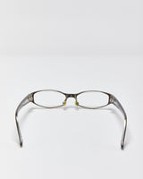 Vintage Y2K 00s Burberry Slim Diamond Glasses Frames