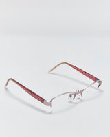 Vintage Y2K 00s Dior Semi Rimless Oval Glasses Frames