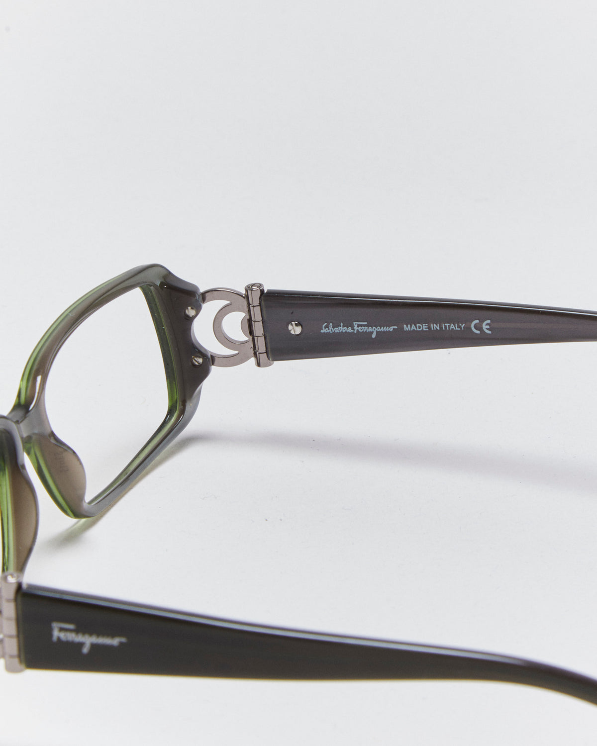 Vintage Salvatore Ferragamo Rectangle Glasses Frames