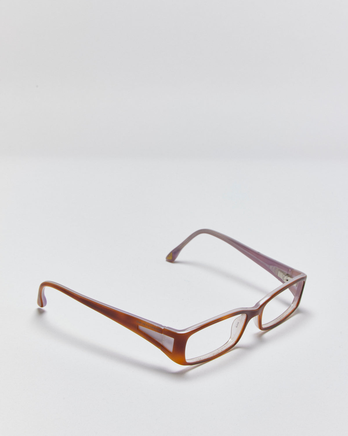 Vintage Y2K 00s Emporio Armani Slim Rectangle Glasses Frames