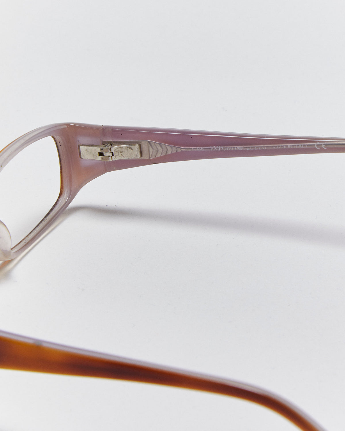 Vintage Y2K 00s Emporio Armani Slim Rectangle Glasses Frames