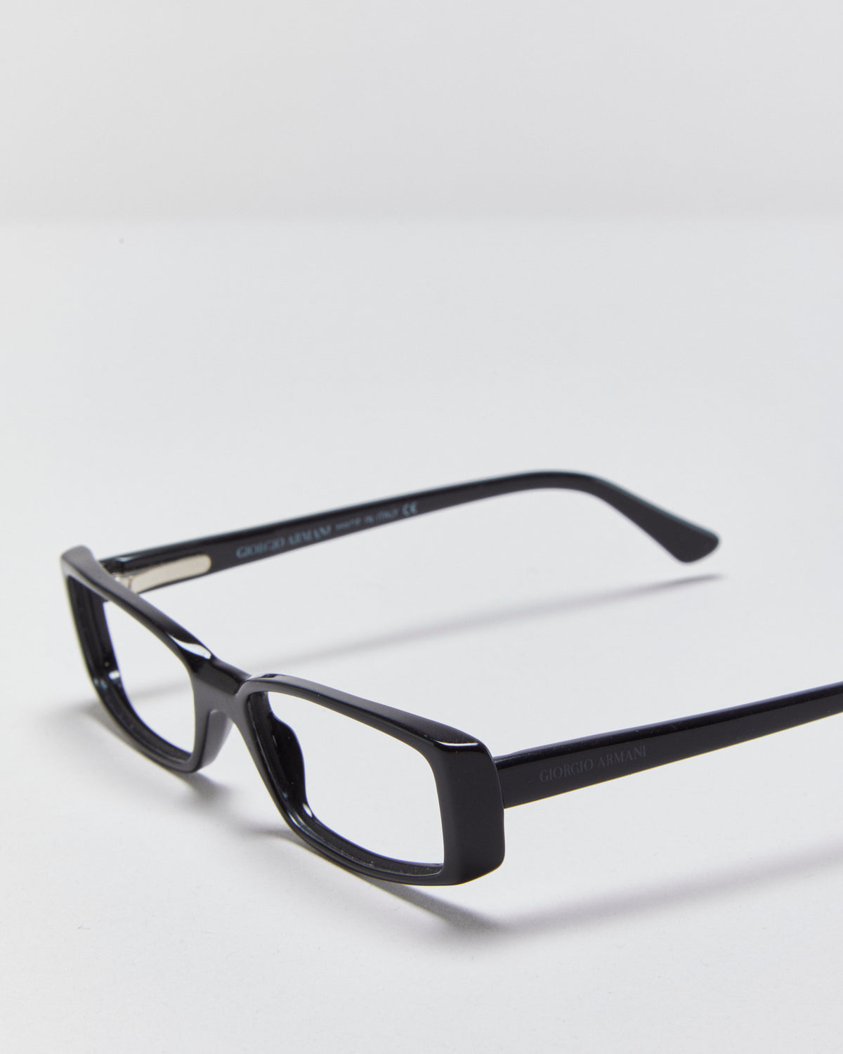 Vintage Y2K 00s Giorgio Armani Slim Rectangle Glasses Frames
